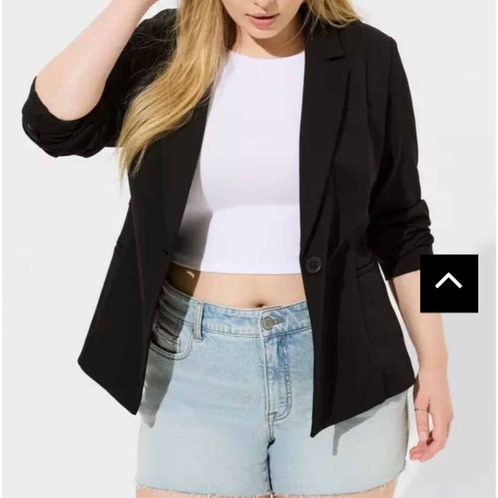 Chelsea Studio Luxe Ponte Tailored Blazer